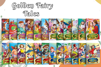 Set Of 24 Classic Tales, Favourite & Fairy Tales Story Books : Snow White And The Seven Dwarfs, The Jungle Book, Pinocchio And More - Best Loved Stories For Children, Fairy Tales Picture Books(Paperback, GOWOO)