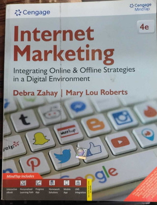 Internet Marketing: Integrating Online & Offline Strategies In A Digital Environment With MindTap, 4th ( Old Book )(Paperback, Debra Zahay/Mary-Lou Roberts)