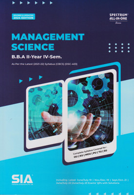BBA II-Year IV-Sem Management Science Revised & Updated 2024 Edition(Paperback, SIA Team Of Experts)