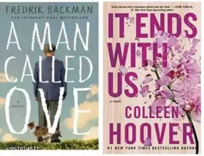 Combo Set Of 2 Books:- A Man Called Ove + It End With Us (Paperback)(Paperback, COLLEEN HOOVER, Fredrik Backman) Combo Set Of 2 Books:- A Man Called Ove + It End With Us (Paperback)(Paperback, COLLEEN HOOVER, Fredrik Backman)