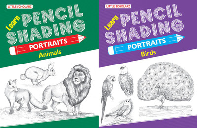 Learn Pencil Shading Portraits - ANIMALS & BIRDS(Paperback, LS Editorial Team)