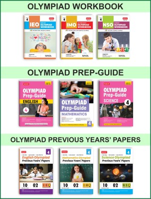 MTG Class-4 (Mathematics, Science & English) IMO-NSO-IEO Olympiad Workbook, Prep-Guide & Previous Years Papers (PYQs) With Mock Test Paper - SOF Olympiad Books For 2024-25 Exam (Set Of 9 Books)(Paperback, MTG Editorial Board)