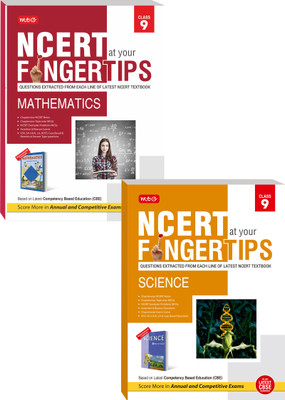 MTG NCERT At Your Fingertips Class 9 Mathematics & Science (Set Of 2 Books) - Chapterwise Topicwise Practice Corner, NCERT Notes & Exemplar Problems MCQs, Assertion & Reason | Based On Latest CBE Pattern(Paperback, Mtg Editorial Board)