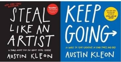 STEAL LIKE AN ARTIST + KEEP GOING ( Set Of 2 Books )(Paperback, AUSTIN KLEON)