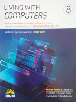 Srijan Living With Computers Class-8(perfect paperback, Gursimran Kaur)