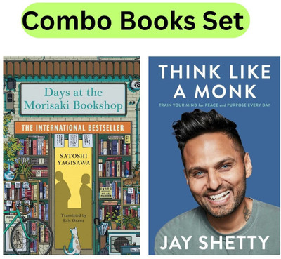 Days At The Morisaki Bookshop & Think Like A Monk (Combo Books Set)(Paperback, Satoshi Yagisawa, Jay Shetty)