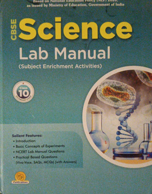 CBSE Science Lab Manual Class 10(Pepper back, V Shrivastava)