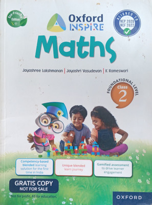 Inspired Mathe Foundational Level Class 2(Pepper back, Jayashree lakshmanan)