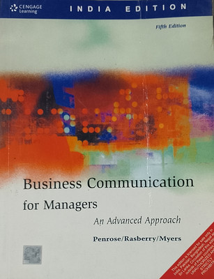 Business Communication For Managers (Old Book)(Paperback, John M. Penrose, Robert W. Rasberry)