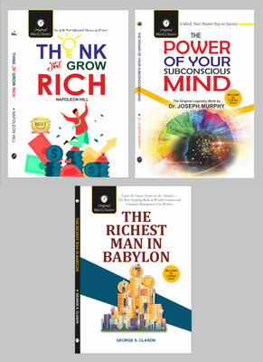 Think And Grow Rich, The Power Of Your Subconscious Mind & The Richest Man In Babylon - Set Of 3 Books(Paperback, Napoleon Hill, Dr. Joseph Murphy, George S. Clason)