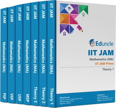 IIT JAM Mathematics Book For 2023 Theory And Test Series (Set Of 07), Previous Year Solved Paper - Latest Edition By Eduncle(Paperback, Eduncle)