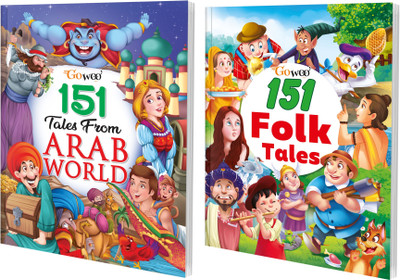 151 Tales From Arab World And 151 Folk Tales I Pack Of 2 Books I Illustrated Humorous Stories For Children By Gowoo(Paperback, Manoj Publication editorial board)