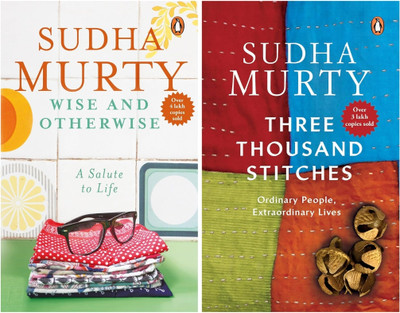 Wise & Otherwise + Three Thousand Stitches - Combo Of 2 Books Set(Paperback, Sudha Murty)