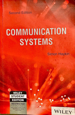Communication Systems(Paperback, simon haykin)