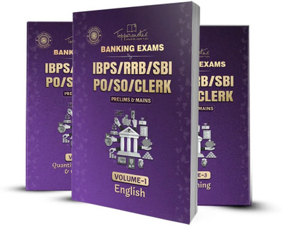 IBPS/RRB/SBI – PO/SO/CLERK Exam Preparation Study Material Notes English Medium Set Of 3 Book Latest Edition(Paperback, TOPPERSNOTES)