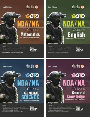 GOTO NDA/ NA Study Package For Mathematics, English, General Knowledge & Science With Previous Year Questions 2nd Edition(Paperback, Disha Experts)