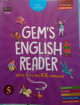 ICSE Gems English Reader Class 5(Pepper back, Fr a jacob, Alka choudhary jha, Melanie chandrashekar, Sonia dhir)