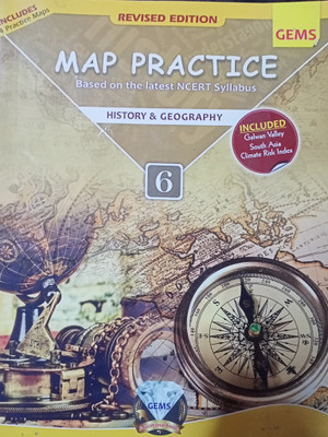 Gems Map Practice History & Geography 6(Paperback, B K Mishra)