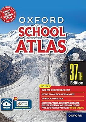 Oxford School Atlas 37th Edition | NEP Aligned(Perfect Paperback, Oxford team)