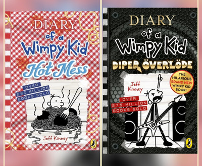 Diary Of A Wimpy Kid, Hot Mess, Diper Overlode, Combo_set Of 2 Books(Paperback, Jeff Kinney)