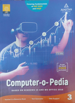 Cisce Computer -O-Pedia Class 3(Pepper back, Avartan computer)