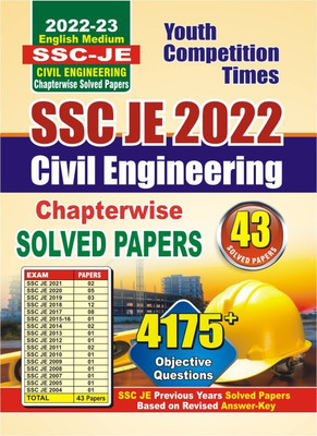Ssc Je 2022 Civil Engineering Chapterwise Solved Paper 4175+(Paperback, youth competition times)