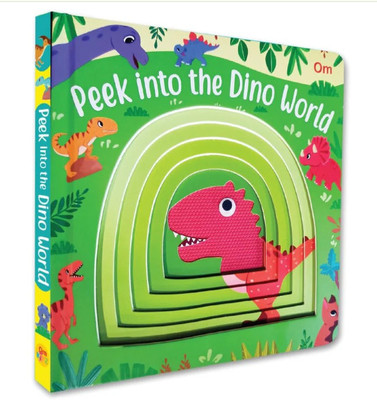 Crafted Touch And Feel Book Peek Into The Dino World(Hardcover, PATRIDA INDIA)