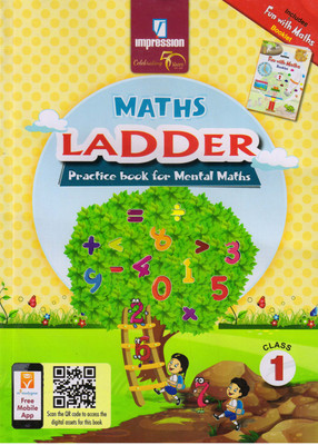 Impression MATHS LADDER For Class - 1 (Practice Book For Mental Maths)(Paperback, Lata Thergaonkar)