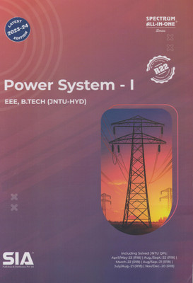 Power System-I EEE B.Tech II-Year I-Sem Jntu-Hyd (R22) Latest 2023-24 Edition(Paperback, SIA Team Of Experts)