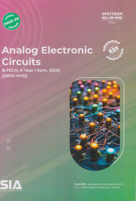 Analog Electronics Circuits B.Tech II-Year I-Sem EEE Jntu-Hyd (R22) Latest 2023-24 Edition(Paperback, SIA Team Of Experts)