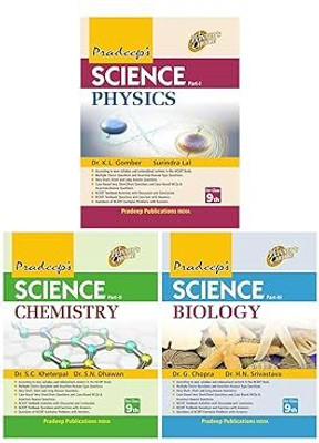 Pradeep's Science Physics, Chemistry, Biology Part - I To III For Class 9 - Latest Edition With New Updated Contents 2024-25 CBSE Exams (Set Of 3 Books) (Product Bundle, Pradeep's Experts)(Paperback, Pradeep's Experts) Pradeep's Science Physics, Chemistry, Biology Part - I To III For Class 9 - Latest Edition With New Updated Contents 2024-25 CBSE Exams (Set Of 3 Books) (Product Bundle, Pradeep's Experts)(Paperback, Pradeep's Experts)