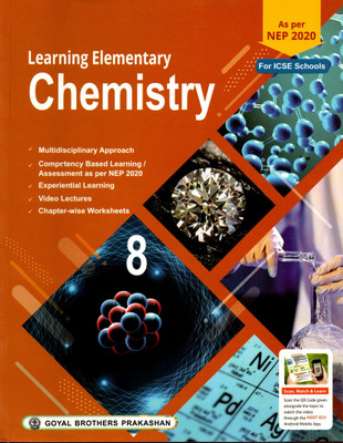 Lerning Elementary Chemistry For Icse Schools - 8(PAPEBACK, Others, Dr. R. Goel)