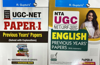 NTA-UGC-NET/JRF: Teaching & Research Aptitude (PAPER-I) Previous Years' Papers (With Answers) NTA-UGC-NET/JRF: ENGLISH (Paper-II) Previous Years’ Papers (With Answers) Paperback – 8 November 2024(Paperback, RPH Editorial Board)