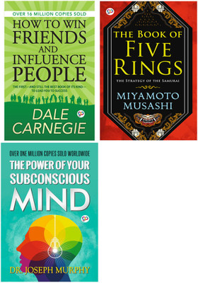 How To Win Friends And Influence People + The Book Of Five Rings + The Power Of Your Subconscious Mind (Paperback)(Paperback, General Press) How To Win Friends And Influence People + The Book Of Five Rings + The Power Of Your Subconscious Mind (Paperback)(Paperback, General Press)