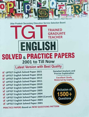 UP TGT English: 11 Solved Papers From 2001 To Present + 5 Practice Sets - SD Publication(Paperback, SD Publication) UP TGT English: 11 Solved Papers From 2001 To Present + 5 Practice Sets - SD Publication(Paperback, SD Publication)