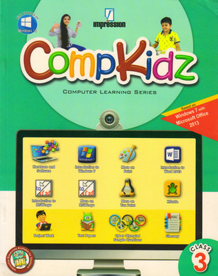 Impression, Comp Kidz Class - 3
 Computer Learning Series(Paperback, GURPREET BINDRA)