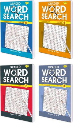 Word Search My Amazing Activity Set Of 4 Books, Graded Word Search-5 To 8(Paperback, Manoj)