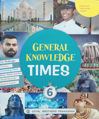 General Knowledge Times Class 6(Pepper back, Sr vijaya c m c)