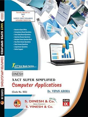 Dinesh Xact Super Simplified Computer Applications-IX / 9th,Code 165, (Based On OPEN OFFICE)) (Session CBSE 2022-2023(Paperback, dinesh)