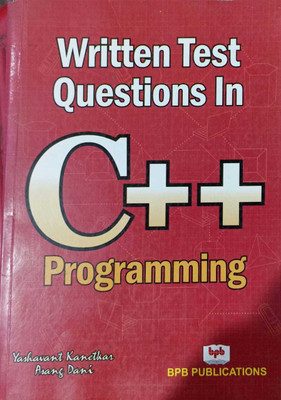 Written Test Questions In C Programming(Paperback, Yashavant Kanetkar)