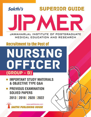 JIPMER Nursing Officer (Group B) Study Materials & Objective Type Q&A(Paperback, Dr.K.Sathish Kumar)
