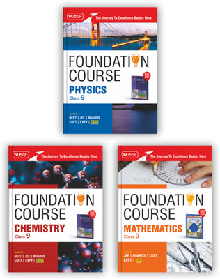 MTG IIT Foundation Class 9 Physics, Chemistry & Mathematics (Edition 2025) (Set Of 3 Books) - Useful For Olympiad, CUET, KVPY & Boards Exam | Based On NCERT Latest Pattern(Paperback, MTG Editorial Board)