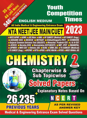 NTA NEET JEE MAIN CUET CHEMISTRY Chapterwise & Sub Topicwise Solved Papers Volume-2(Paperback, YCT)