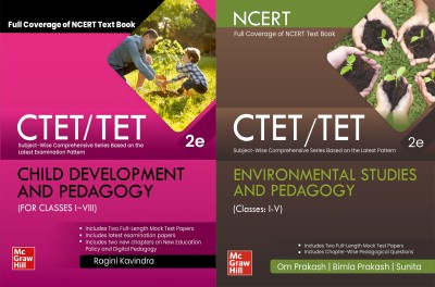 Combo For CTET/TET Books: Child Development And Pedagogy, Environmental Studies And Pedagogy, (Class: I-V)(Paperback, Ragini Kavindra, Om Prakash, Bimla Prakash & Sunita)