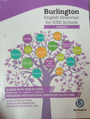 Burlington English Grammar For ICSE School Grade-6(Paperback, Panel of Author)