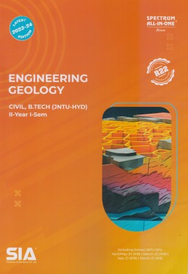 Engineering Geology B.Tech II-Year I-Sem Civil Jntu-Hyd (R22) Latest 2023-24 Edition(Paperback, SIA Team Of Experts)