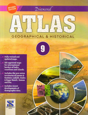 Diamond ATLAS - 9 GEOGRAPHICAL & HISTORICAL(Paperback, Arti Arora, Dr. Suddatta Bhattacharjee)
