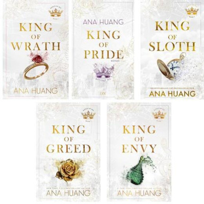 King Of Sin Series 5 Books (King Of Wrath + King Of Pride + King Of Greed + King Of Sloth + King Of Envy) By Ana Huang (Paperback, Ana Huang)(Paperback, Ana Huang) King Of Sin Series 5 Books (King Of Wrath + King Of Pride + King Of Greed + King Of Sloth + King Of Envy) By Ana Huang (Paperback, Ana Huang)(Paperback, Ana Huang)