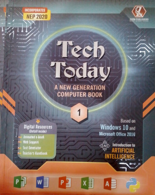 Tech Today A New Generation Computer Book Class 1 (Nep 2020)(Paperback, RUCHI KUSUMWAL)