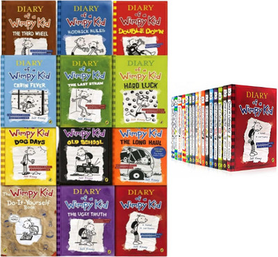 Set Of 12 Books - Diary Of Wimpy Kid Box Set | Complete Series Collection(Paperback, Jeff Kinney)